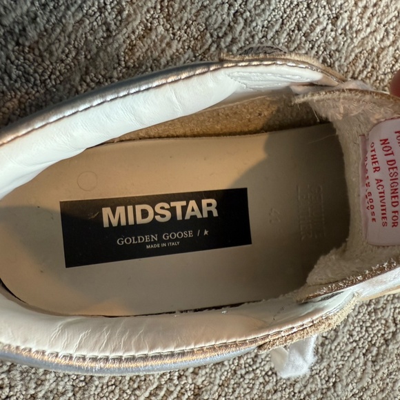 Golden Goose Silver High-Top Sneakers - Picture 7 of 10